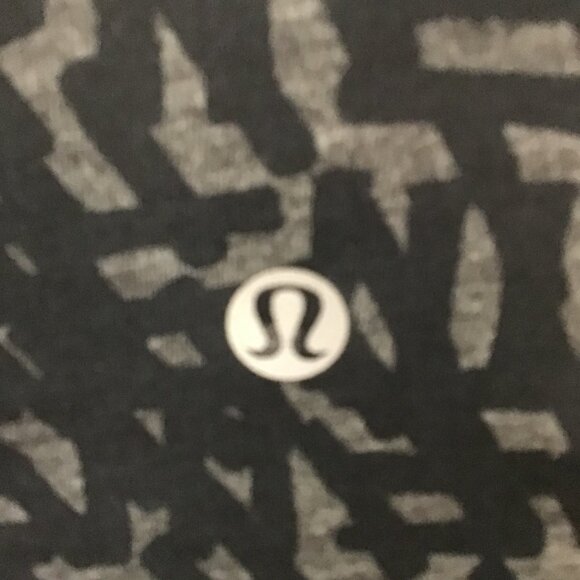 Lululemon Running In The City Tank Heathered Net Pop Black Multi Size 8 - Picture 10 of 11